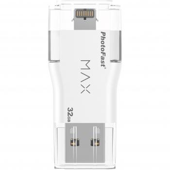 PhotoFast i-FlashDrive Max - Memoria USB, color blanco