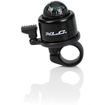 Xlc Dd-m23 Timbre para Bicicleta con brújula, Unisexo, Negro, Talla única