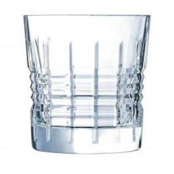 Vaso de Whisky Bajo Cristal Transparente 32 cl - Set de 6 Piezas Old Square