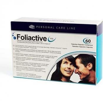 Foliactive Pills Complemento Alimenticio para la Caída del Pelo, 60 Cápsulas