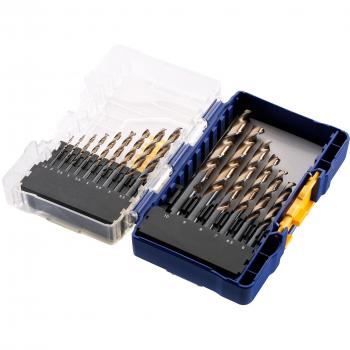 Juego de brocas Irwin 15 piezas (1.5mm, 2mm, 2.5mm, 3mm, 4mm, 4.5mm, 5mm, 5.5mm,