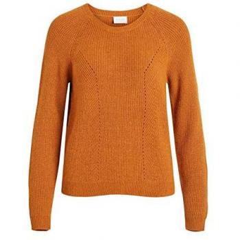 Vila Jersey VIRIL Mostaza para Mujer XL Amarillo