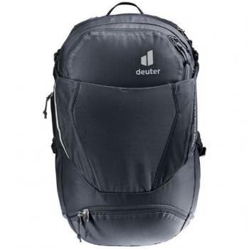 Deuter Trans Alpine 22 SL Mochila de ciclismo para mujer, mochila deportiva, color negro, capacidad de 22 litros, diseñada específicamente para mujeres, sistema de ventilación en la espalda, correas ajustables y acolchadas, compart