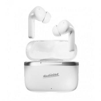 Audictus Dopamine 2.0 Auriculares In-Ear True Wireless Stereo (TWS) con Micrófono, Bluetooth 5.1, para Llamadas y Música, Color Blanco
