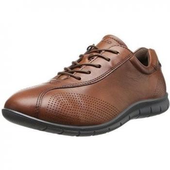 Ecco BABETT - Zapatos de cordones de cuero para mujer, color marrón, talla 41 EU