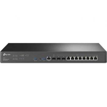 TP-Link ER8411 Omada SDN VPN Router with 2x 10GE SFP+ Ports, Up to 10 WAN Links, and Abundant Security Features