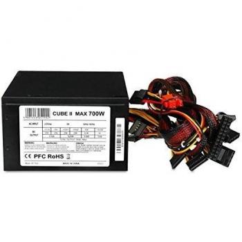 Fuente de alimentación iBox CUBE II 700W ATX Black Edition