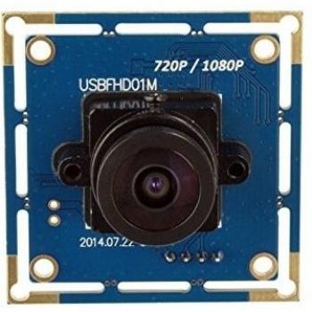 ELP 2.8mm Lente Gran Angular Widel 1920x1080 HD conductor libera UVC Cámara USB para Android