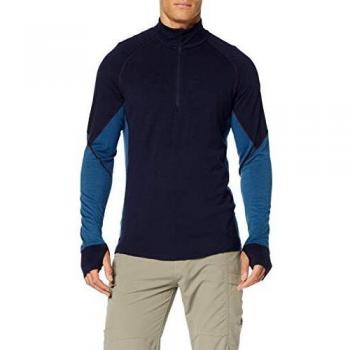Icebreaker BodyfitZONE 260 Zone Camisa Manga Larga Licra, Lana de Merino, Nylon, Poliéster - Camisas y Camisetas
