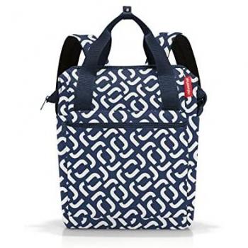 Mochila y bolsa Reisenthel Allrounder R en Azul Marino - 12 litros, con soporte para trolley