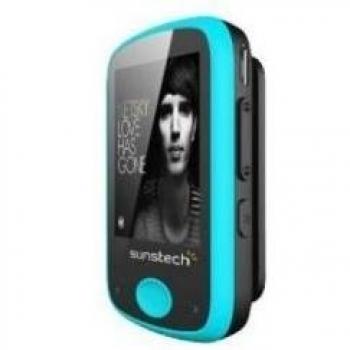 Sunstech Ibiza - Reproductor MP4 con 4 GB de 1.8, lector SD y radio, azul