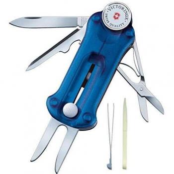 Victorinox Translucent Blue Multi-Function Golf Tool with 10 Functions