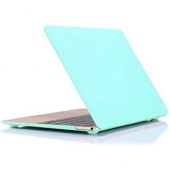 Nueva Macbook 12 2015 Carcasa JAZZ + Protector de Teclado - MiniSuit JAZZ para Macbook 12 2015, Funda Mate Suave, Turquesa.