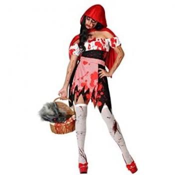 Disfraz de Caperucita Roja Sangrienta para Mujer Adulto XS/S - ATOSA - Halloween