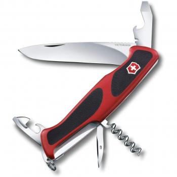 Navaja suiza Victorinox Rangergrip 68 con hoja grande y bloqueo, 11 funciones