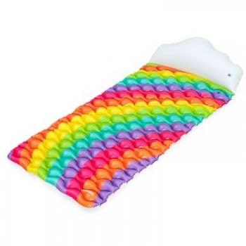 Colchoneta Hinchable Bestway Rainbow Dreams 216x80 cm Multicolor para Piscina y Playa