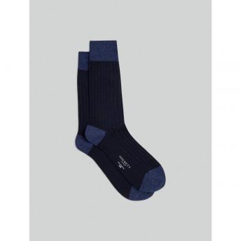 Calcetines acanalados en lana merina de Hackett