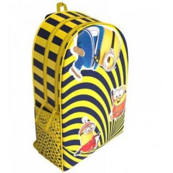 Mochila Escolar Minions Adaptable a Carro 41cm
