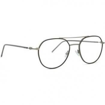 Hugo Boss 1429 Full-Rim Metal Pilot Glasses 50L/53mm/20mm/145mm, Brown