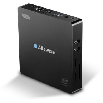 Alfawise Z83V Mini PC Windows 10 Intel TV Box Atom X5 de Z8350 Procesador 1.92 GHz/2 GB RAM/32 GB ROM/400 GPU 4K Bluetooth 4.0 Wifi