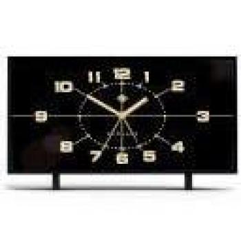 NEWGATE® Wideboy, Mid-Century Retro-inspired Rectangular Alarm Clock 12 x 20.5 x 6cm
