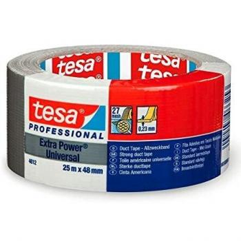 CINTA AMERICANA PLATA 25M X 48MM 4612 TESA