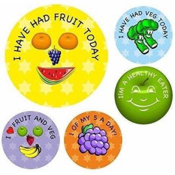 Healthy Eating Praise Stickers