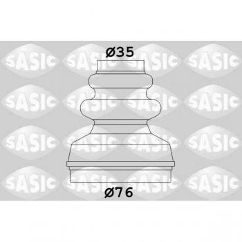 Fuelle de eje de transmisión SASIC 2873813, incluye fuelles, abrazaderas y es compatible con varios modelos de vehículos