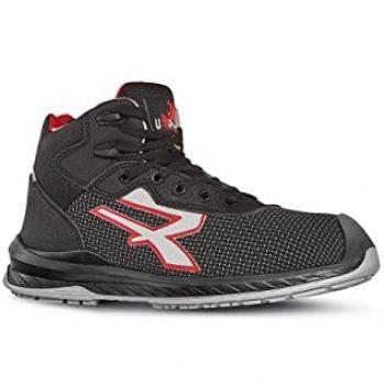U-Power Botas de Seguridad Stoccolma, semelle WOW2 S3 CI SRC ESD, modelo RI11074, color negro, talla 38 EU, unisex adulto
