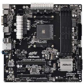Asrock Placa AB350M PRO4/DASH,AMD,AM4,B350,MATX