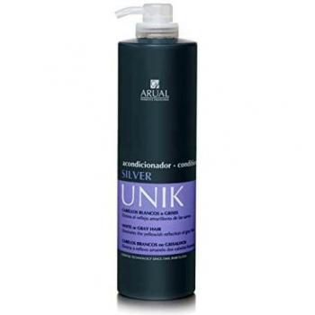 Arual Unik Silver Shampoo 1000ml - Brightening Formula for White or Gray Hair