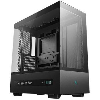 Gabinete DeepCool CH690 Digital ATX Mid-Tower, Vidrio Templado, Soporte para Radiador de 420mm, USB 3.0, Color Negro