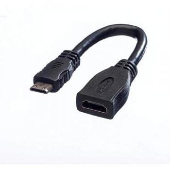 Cable HDMI Mini a HDMI 0.15 m con Ethernet (Hembra a Macho)