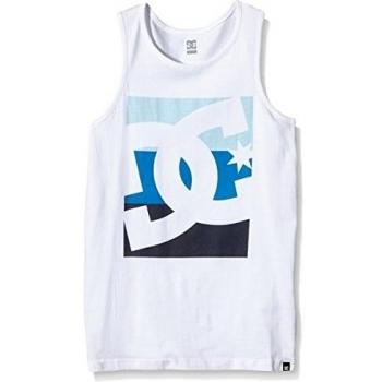 DC Shoes Topping Tank By B Tees WBN0 - Camiseta para niño, color blanco, talla 14/L