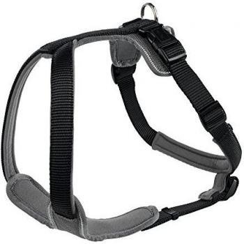 Arnés Hunter para perros, de nailon/neopreno, negro, 53-65