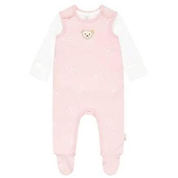 Conjunto Steiff pelele + camiseta manga larga GOTS - Rosa 62