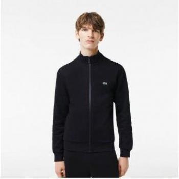 Lacoste SH9622-00 Sudadera con Cremallera Regular Fit para Hombre en Algodón/Poliéster, Color Negro