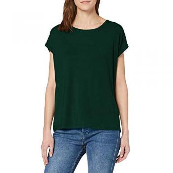 Vero Moda Women's Vmava Plain Short Sleeve T-Shirt in Pine Grove