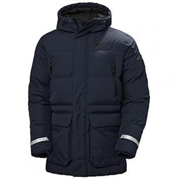 Helly Hansen Reine Puffy Insulated Winter Jacket - Navy Blue - Size L