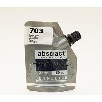 Sennelier Color acrílico mate Serie Abstract Matt 60 ml 703 gris de Payne