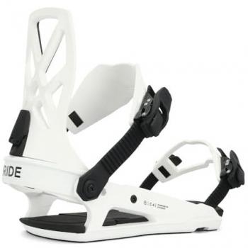 Ride C-4 - Fijaciones de snowboard para hombre, talla M, color blanco