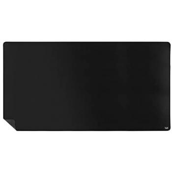 Alfombrilla de Ratón Grande TNB XXL - Superficie de Microfibra Antideslizante, Color Negro, Bordes Cosidos