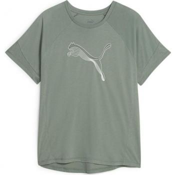 Camiseta Puma Evostripe Tee para mujer en color gris