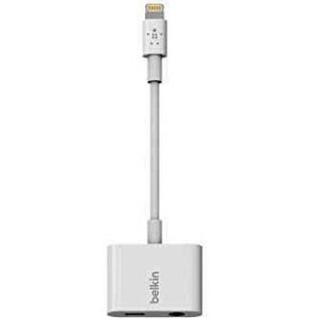 Belkin RockStar 3.5 mm + Lightning Lightning Blanco