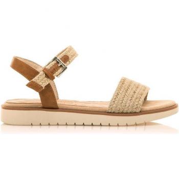 Sandalias planas de mujer en rafia trenzada Mustang 51332