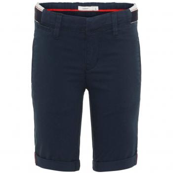 Name IT NOS Nkmsofus Twitapos Long Shorts Noos, Pantalones Cortos para Niños, Azul Dark Sapphire, 128