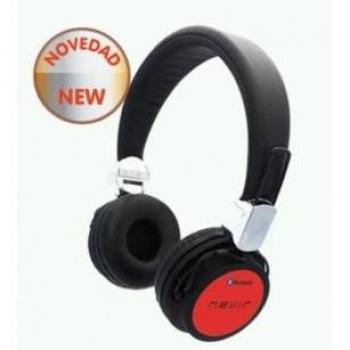 Nevir NVR-941 BH - Auriculares con Bluetooth, color rojo
