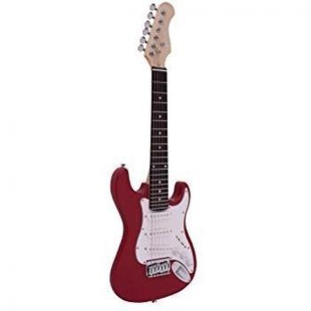 Dimavery J de la 350 y de la Guitarra eléctrica ST roja