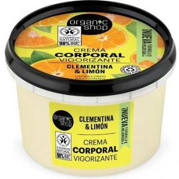 Organic Shop Crema Corporal Vigorizante Clementina y Limón 250ml