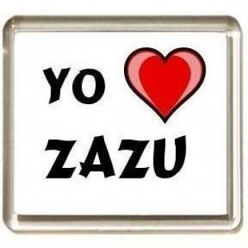 Iman de nevera con estampado Te quiero Zazu